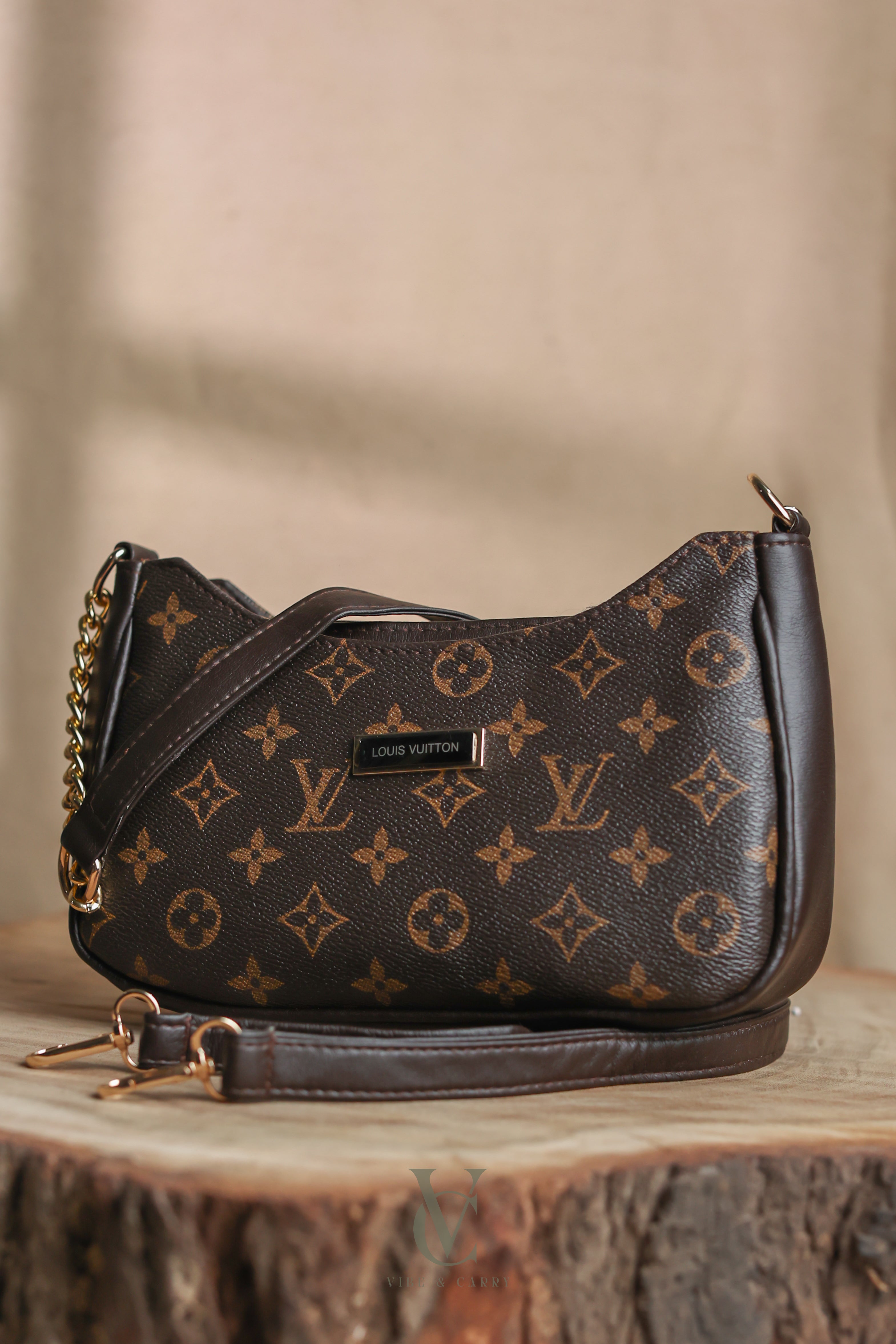 LV Brown Crescent – Vibe and Carry