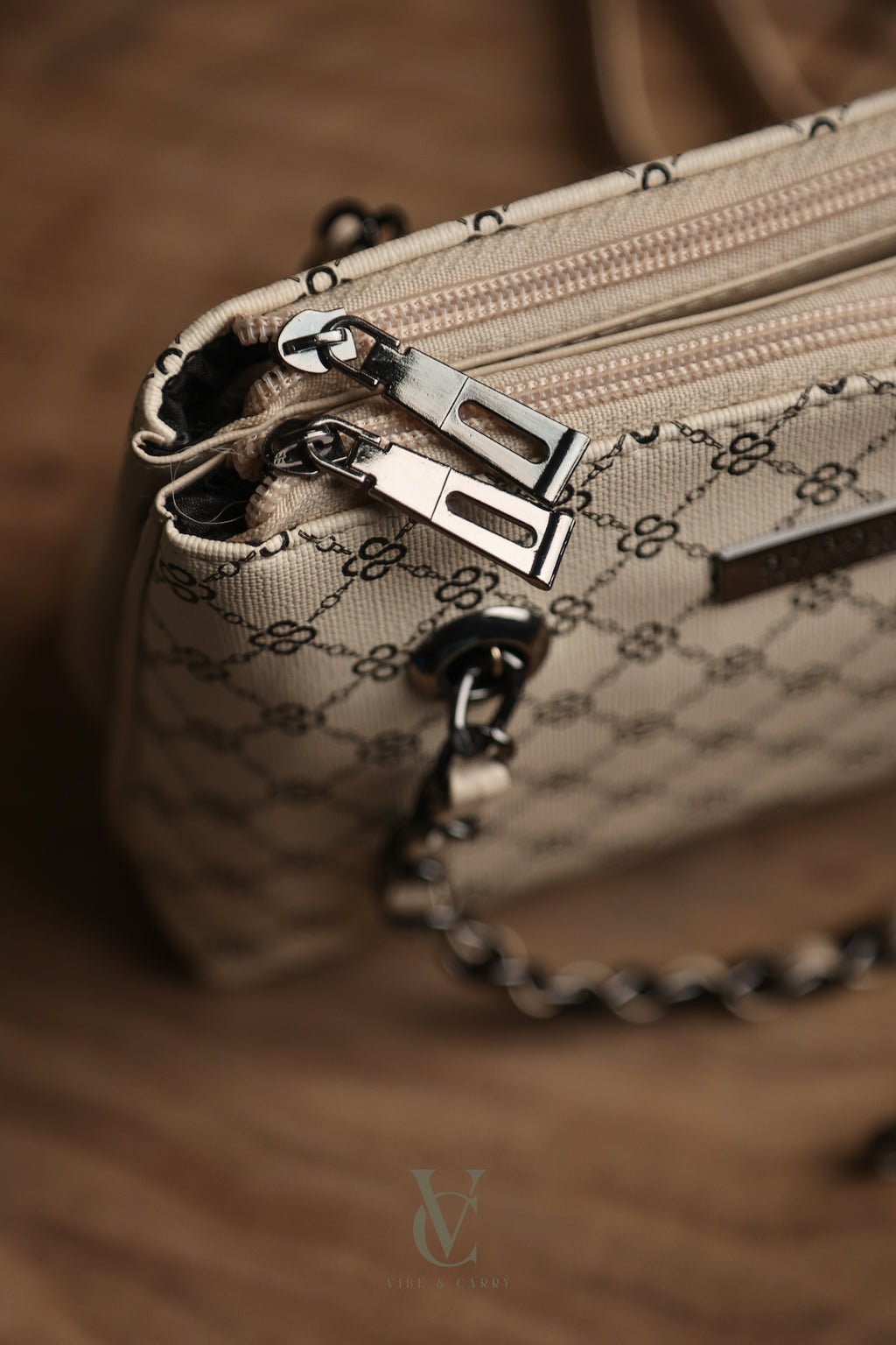 Burberry Cream Dual Zip Classic