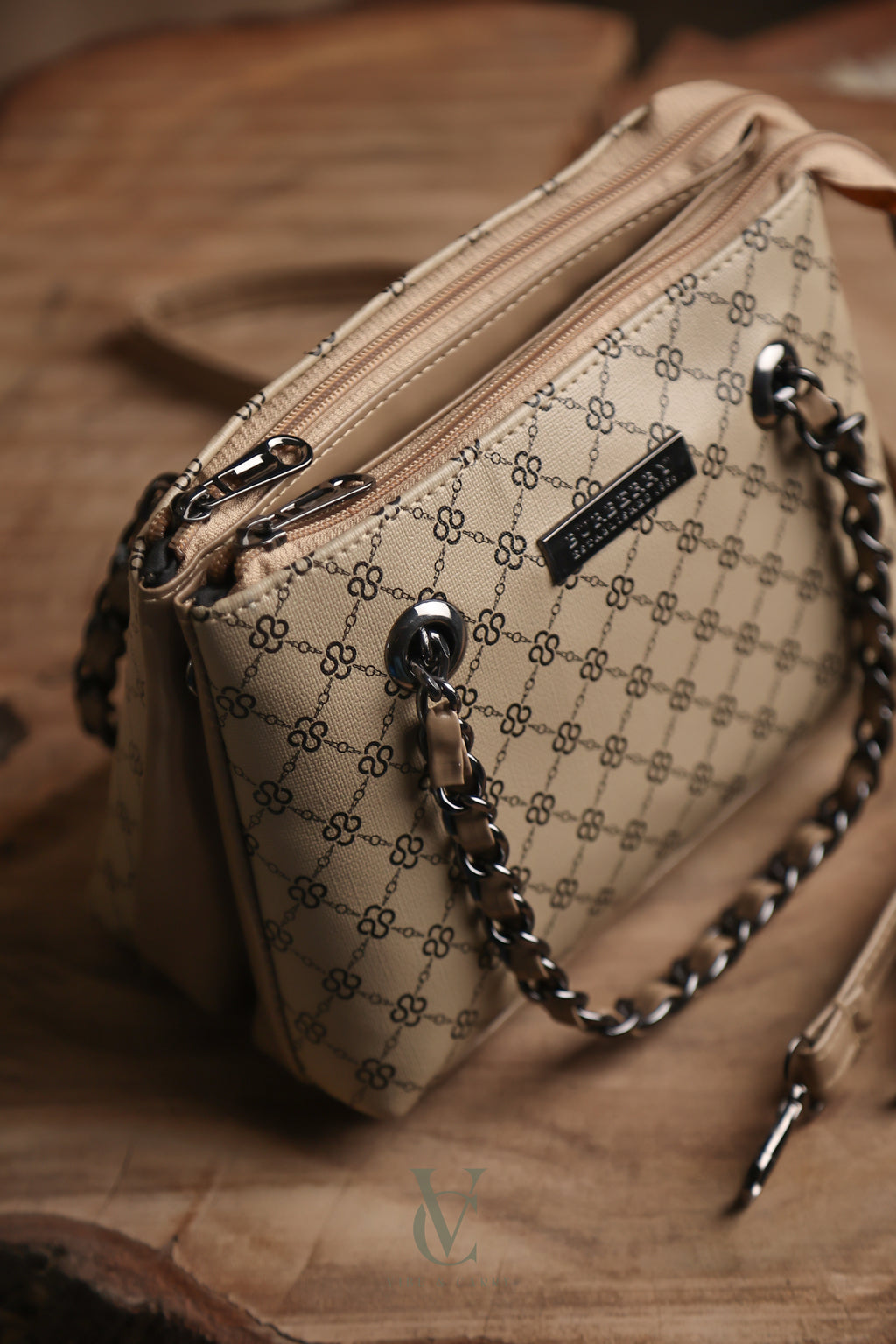 Burberry Beige Dual Zip Classic