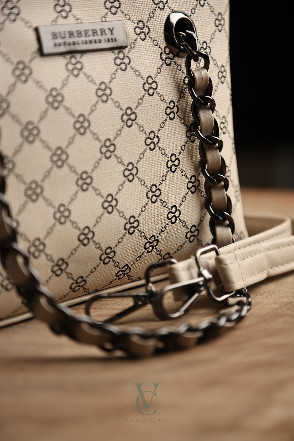 Burberry Cream Dual Zip Classic