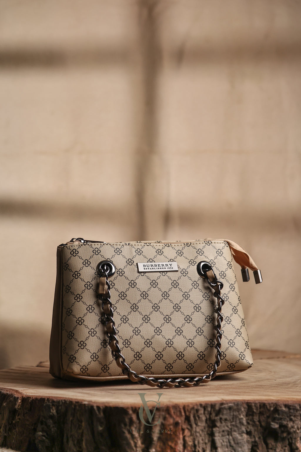 Burberry Beige Dual Zip Classic