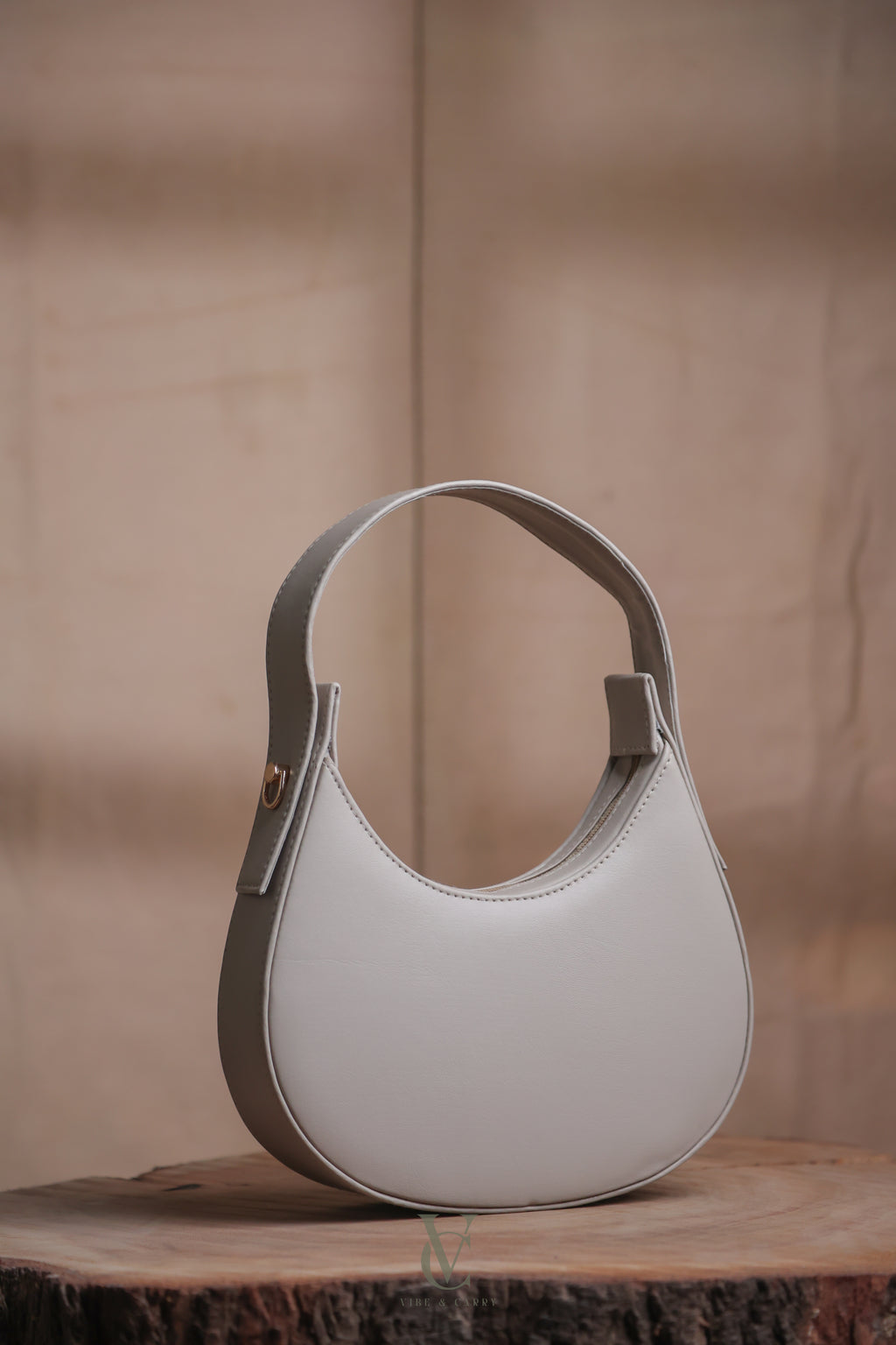 Half Moon Ash Grey Bag