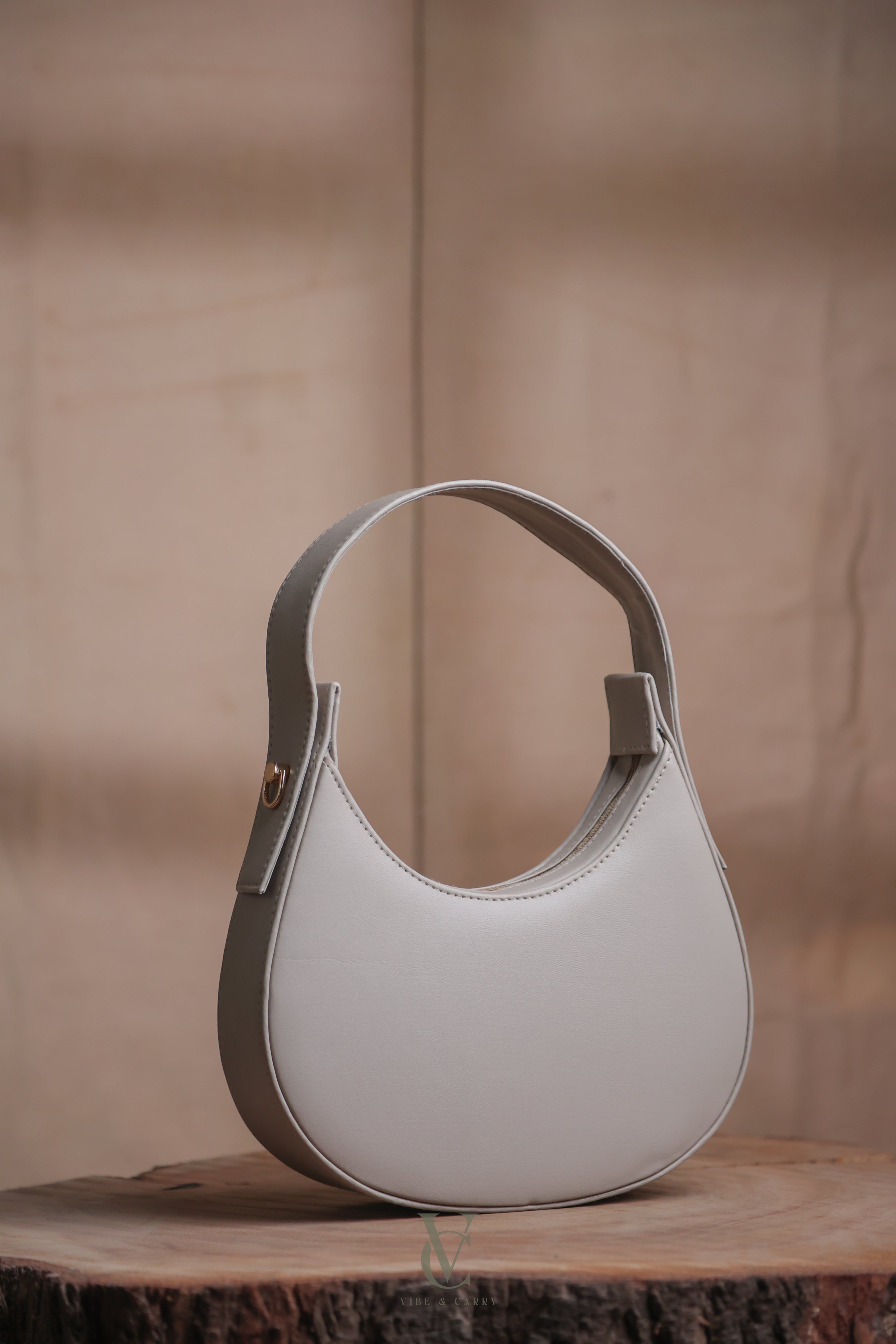 Half Moon Ash Grey Bag