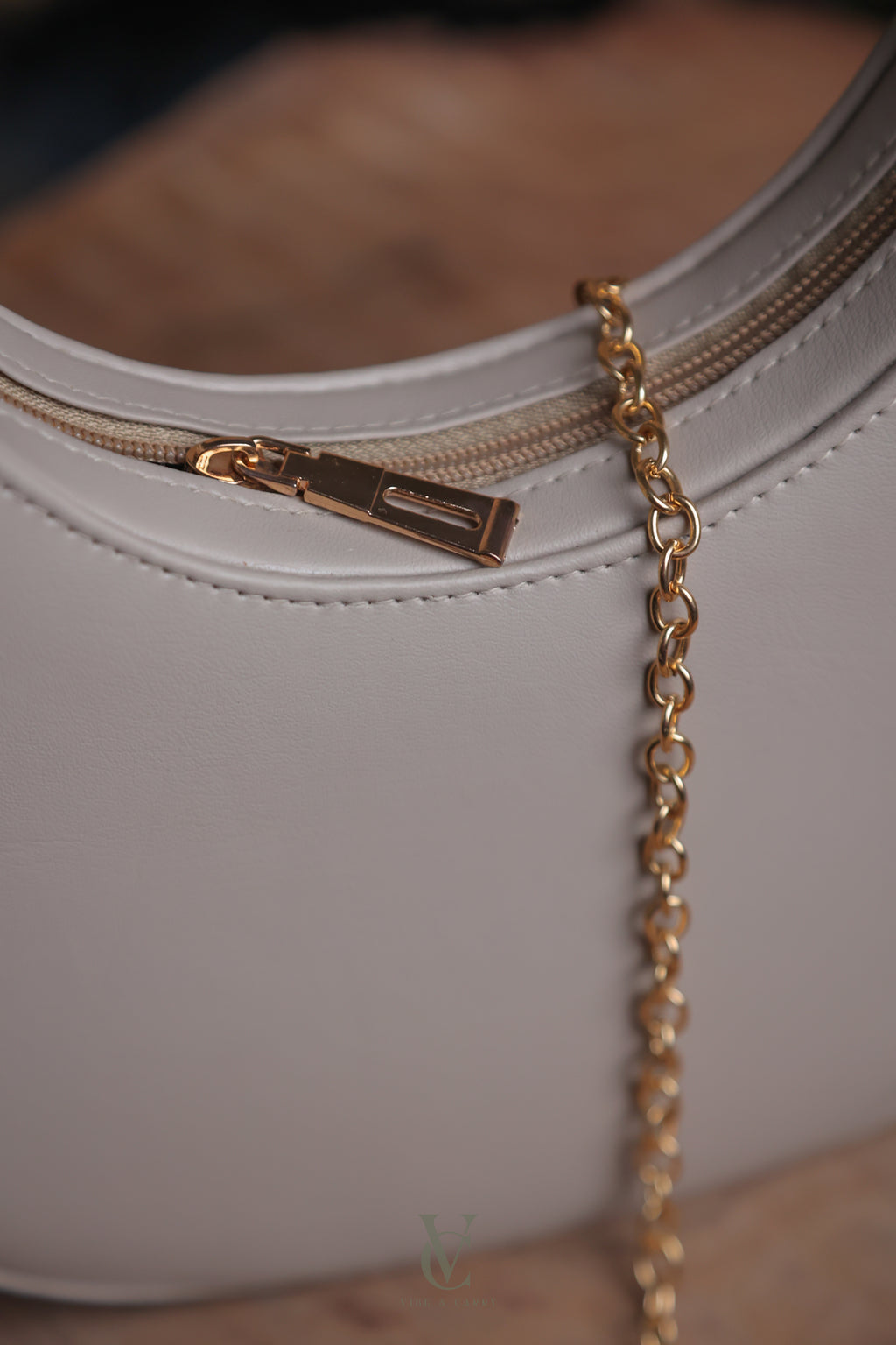 Half Moon Ash Grey Bag