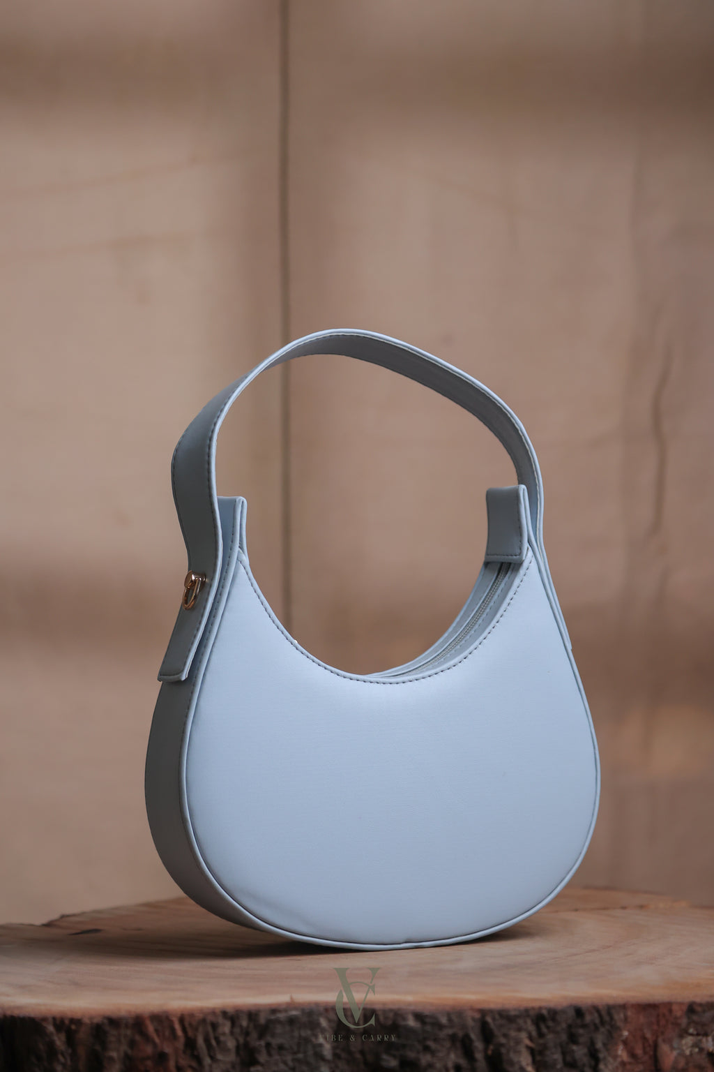 Half Moon Ice Blue Bag