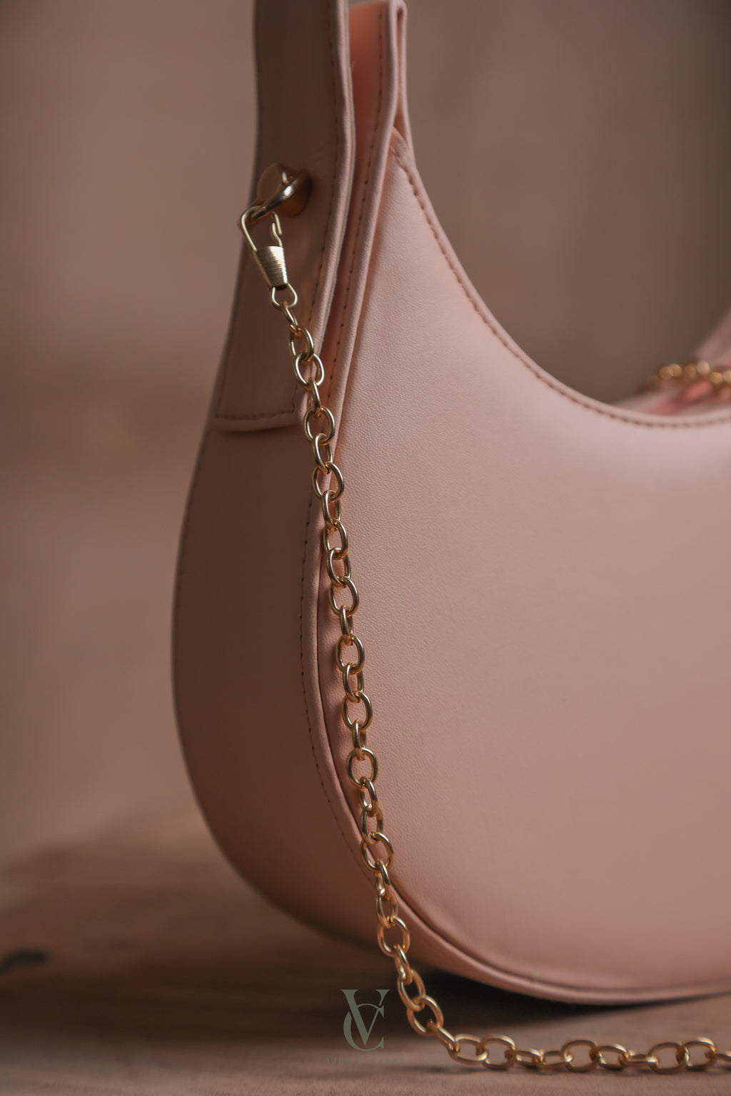 Half Moon Powder Pink Bag