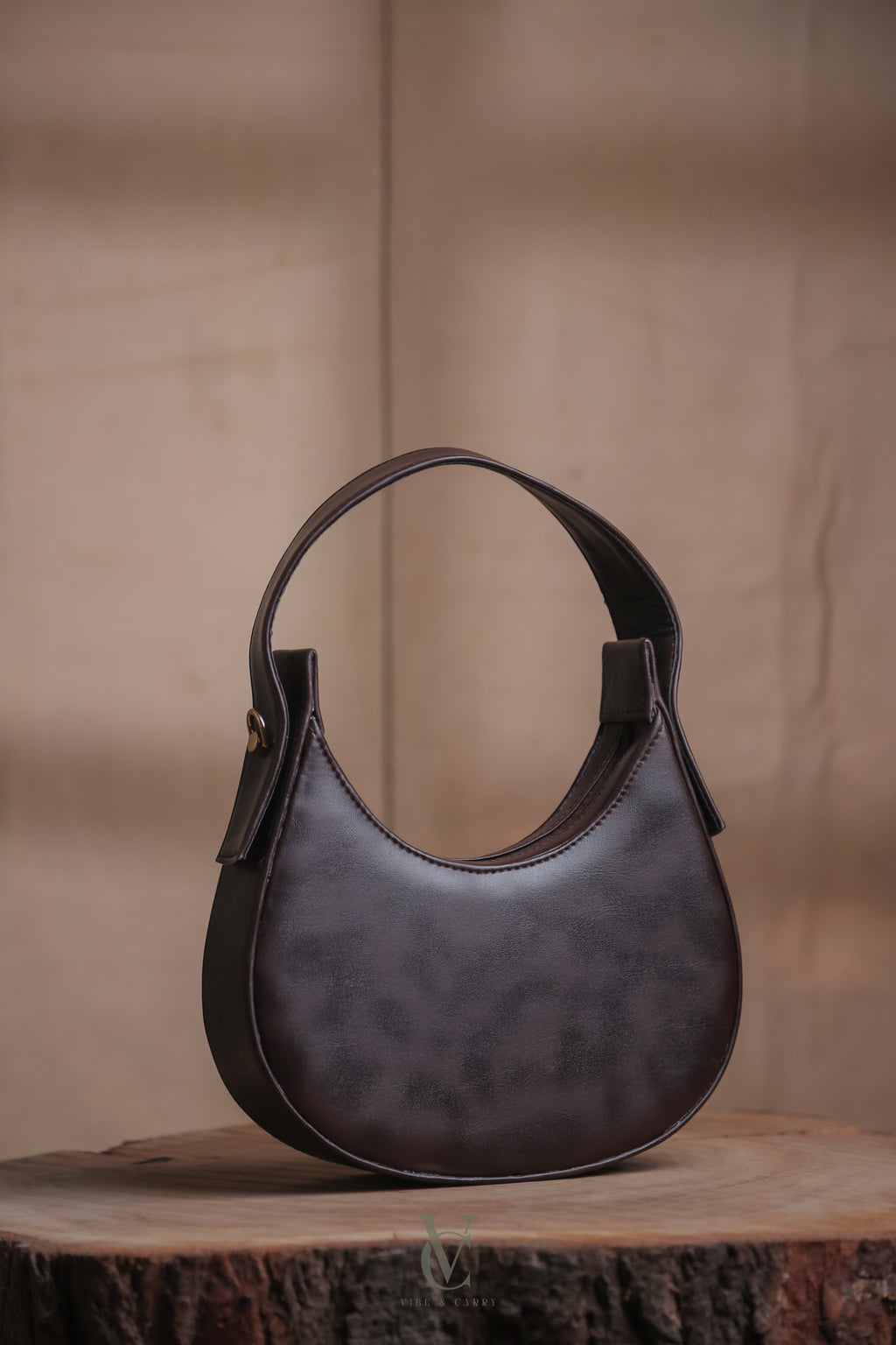 Half Moon Mocha Swirl Bag