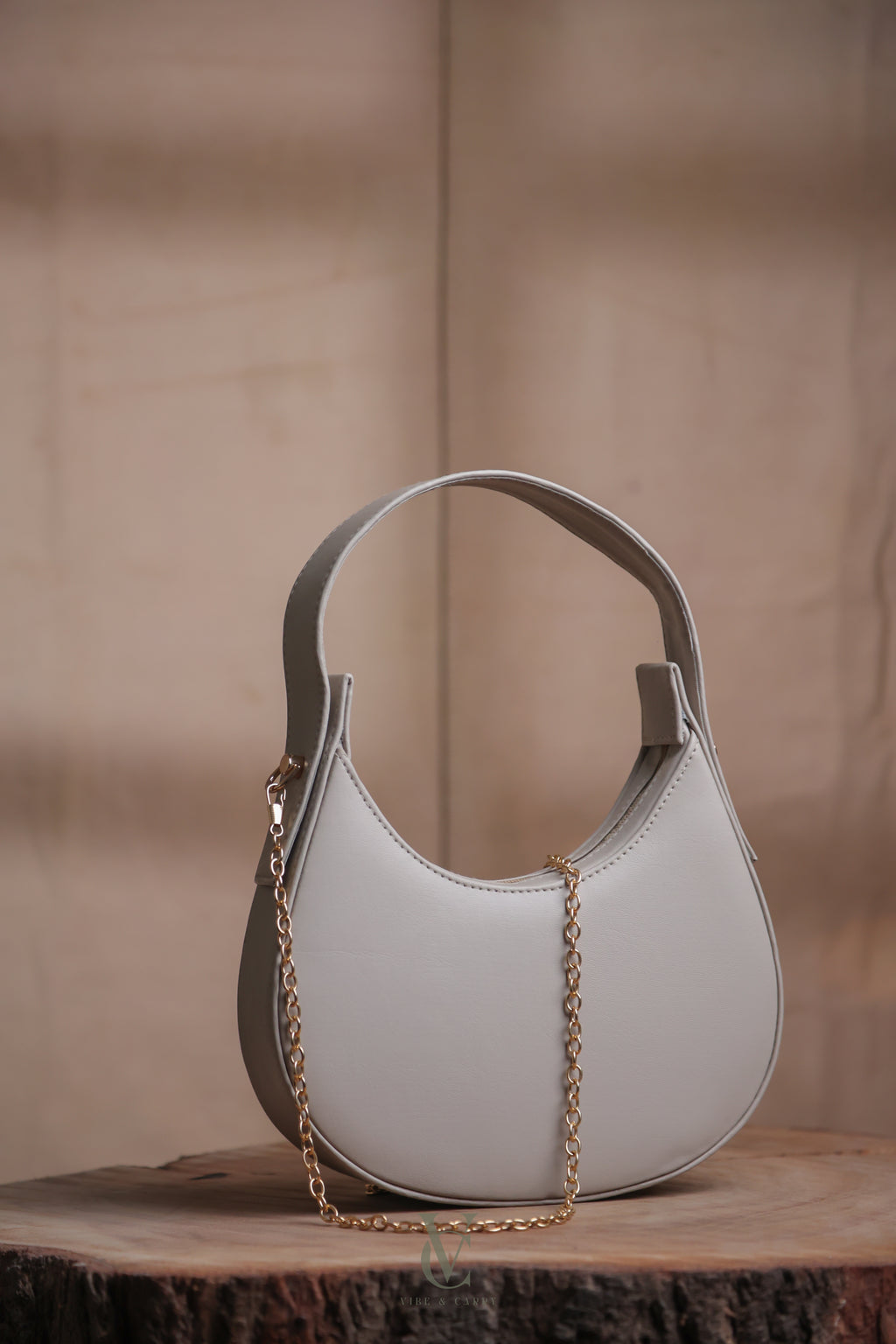 Half Moon Ash Grey Bag