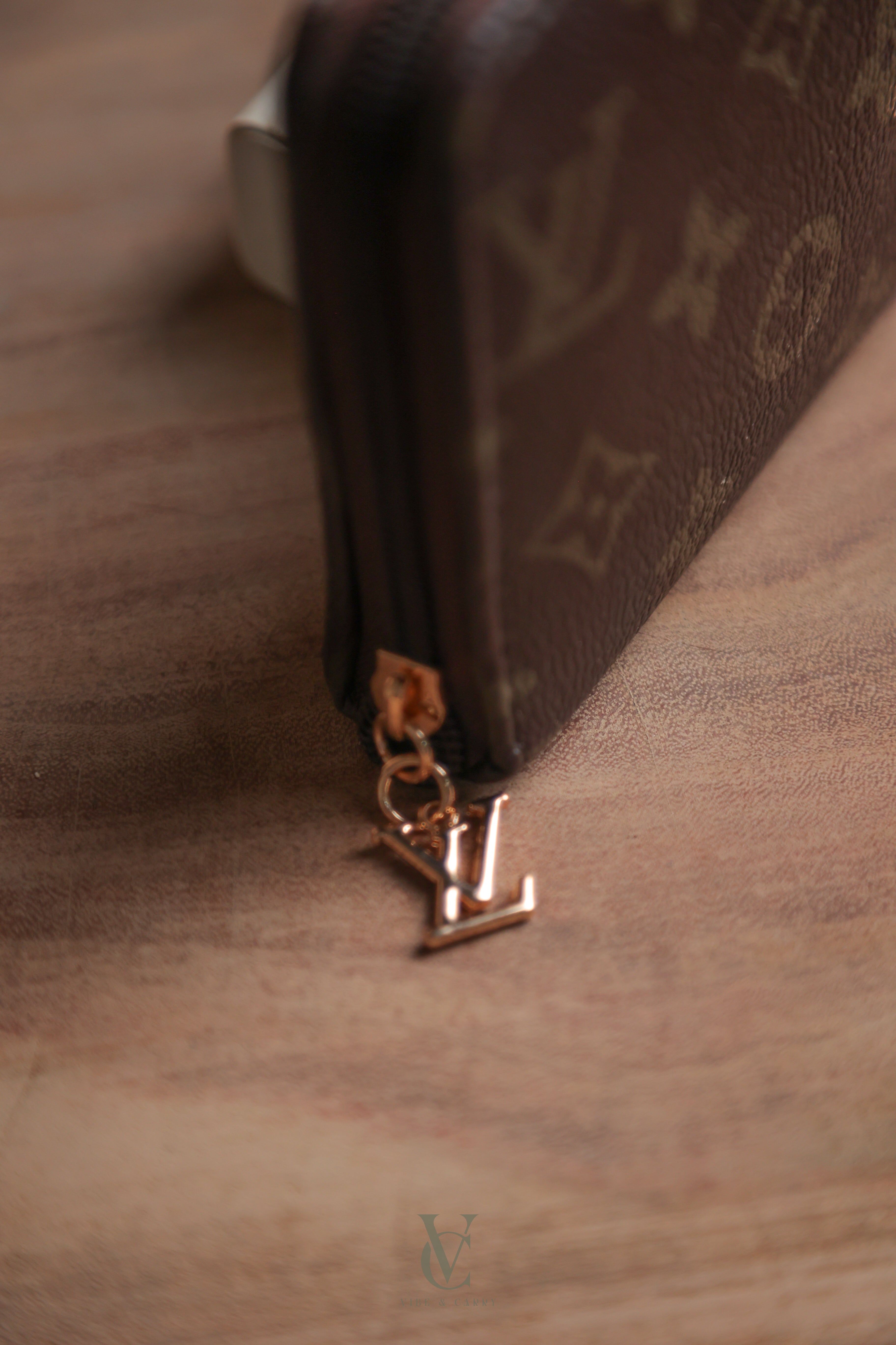 LV Signature Clutch Wallet Brown