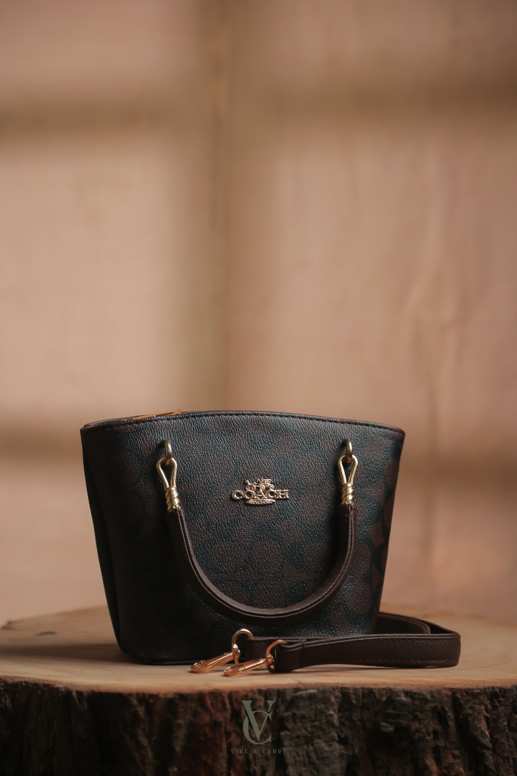 Coach Premium Bucket Bag - Brown