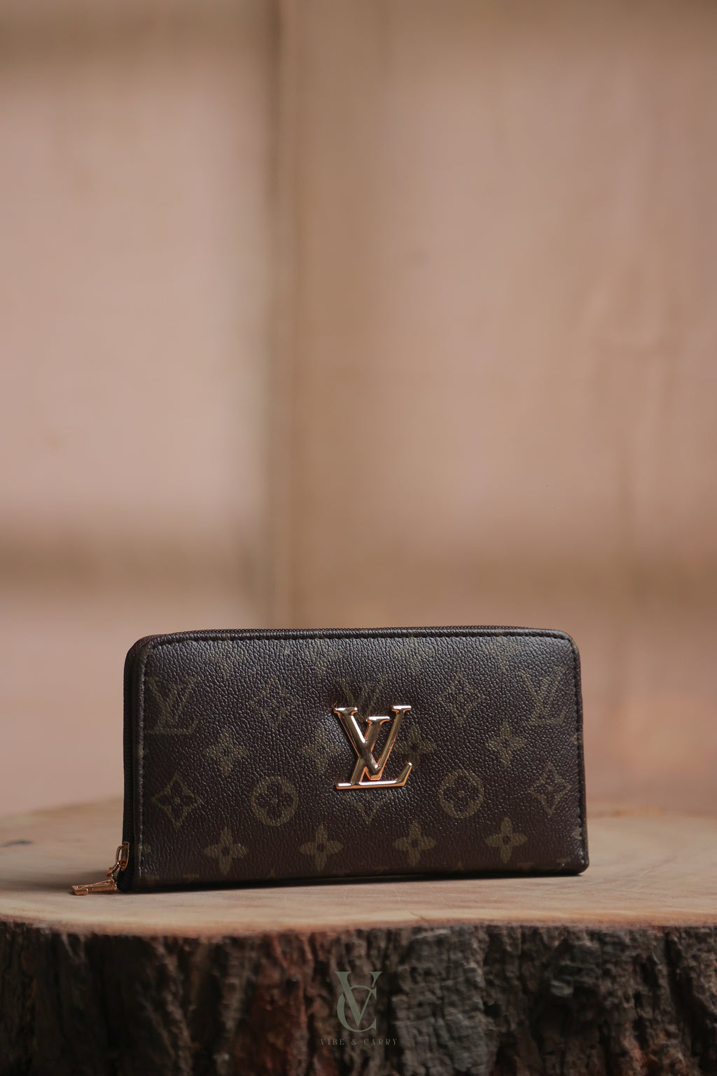 LV Signature Clutch Wallet Brown