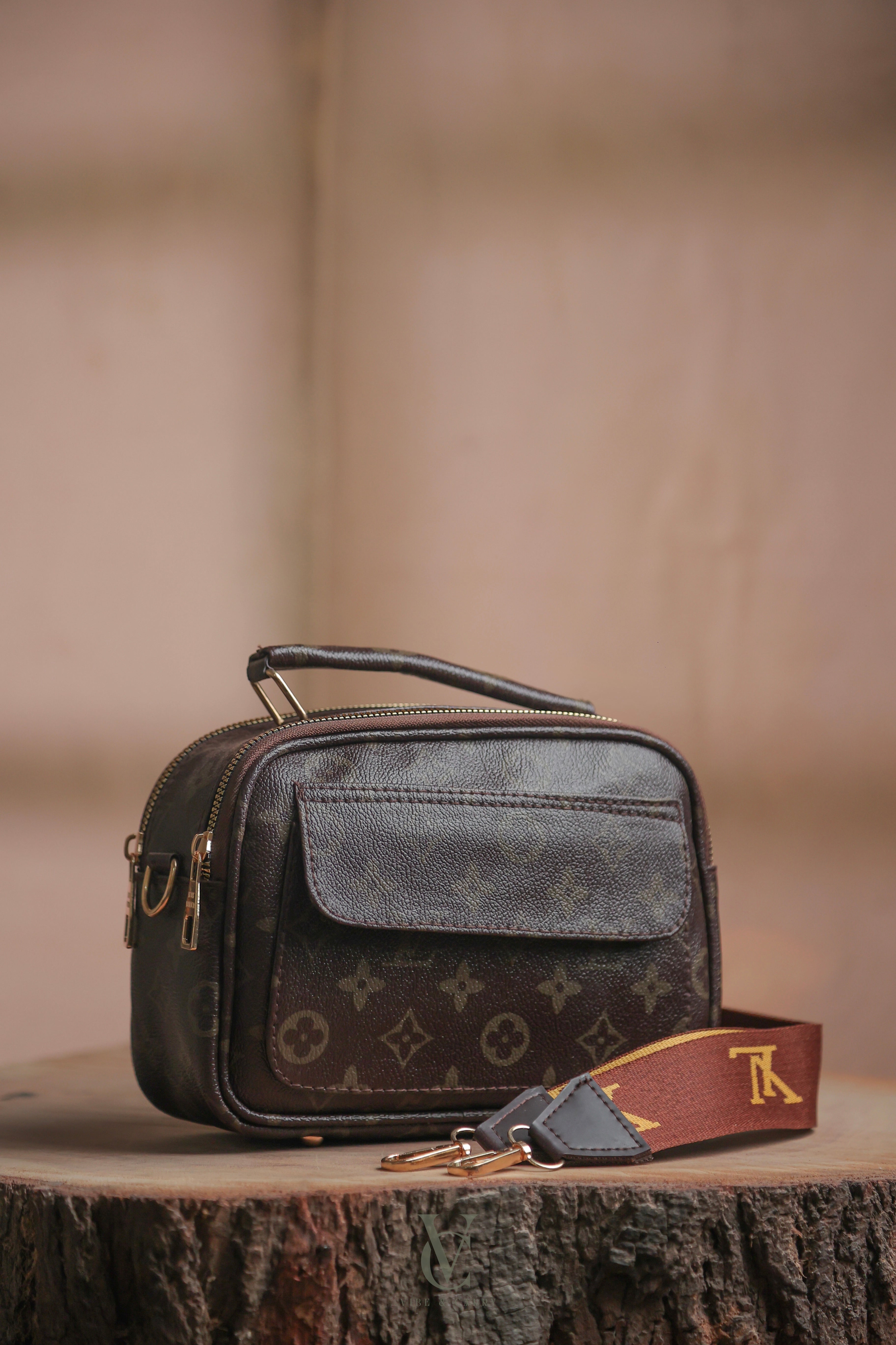 LV Dual Zip Crossbody