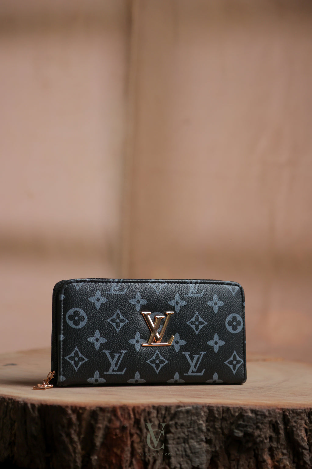 LV Signature Clutch Wallet Black