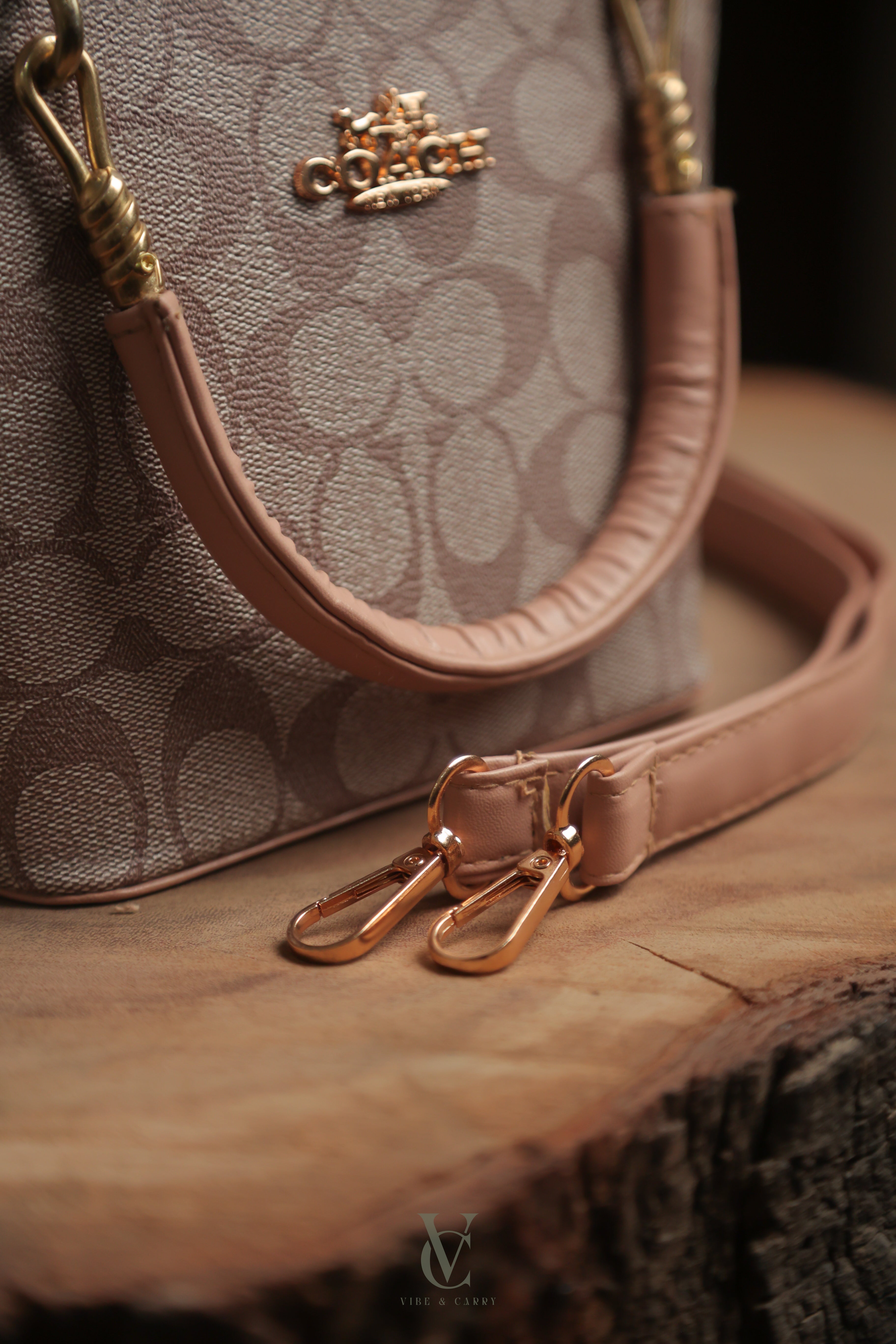 Coach Premium Bucket Bag - Blush Pink