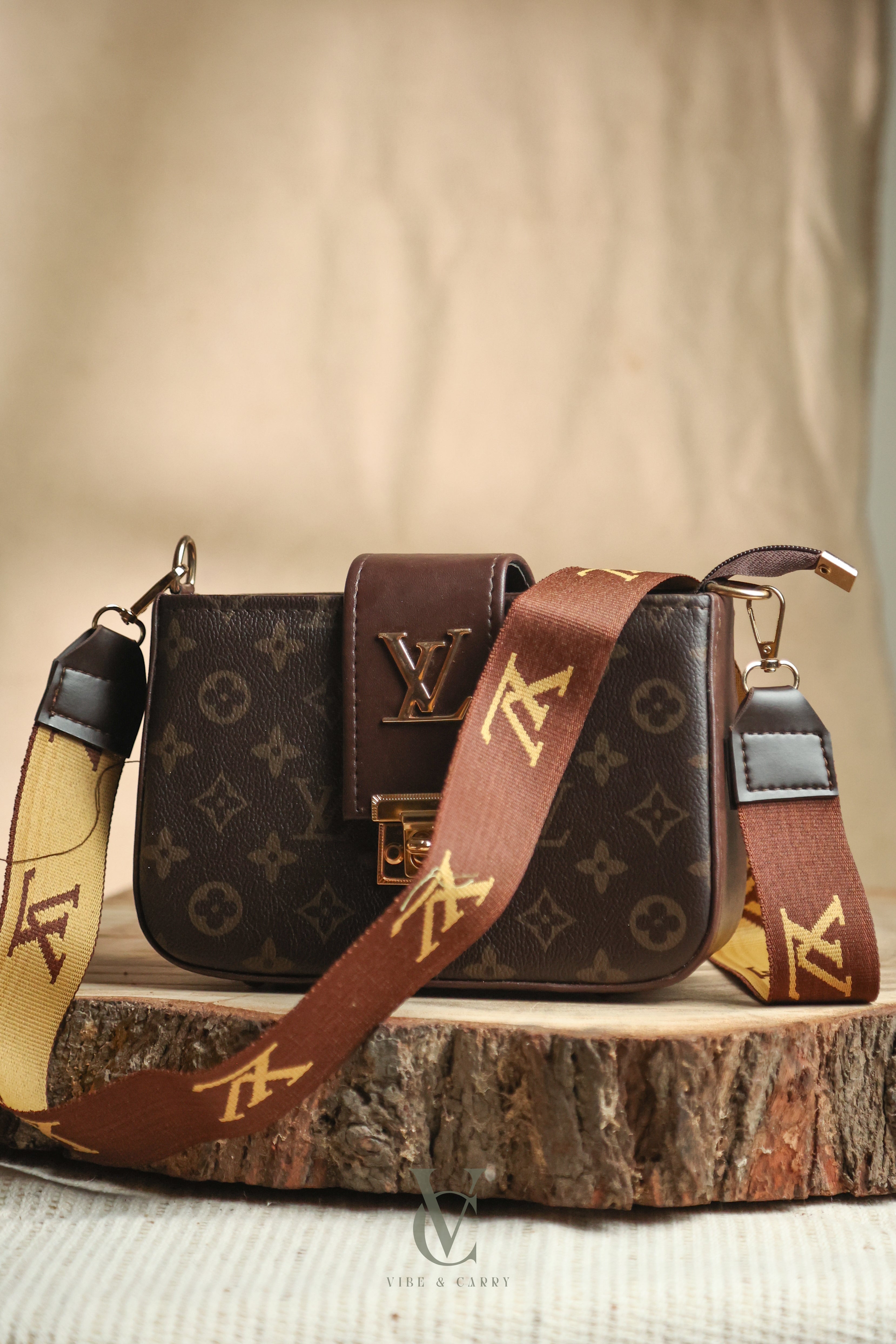 LV Brown Charm