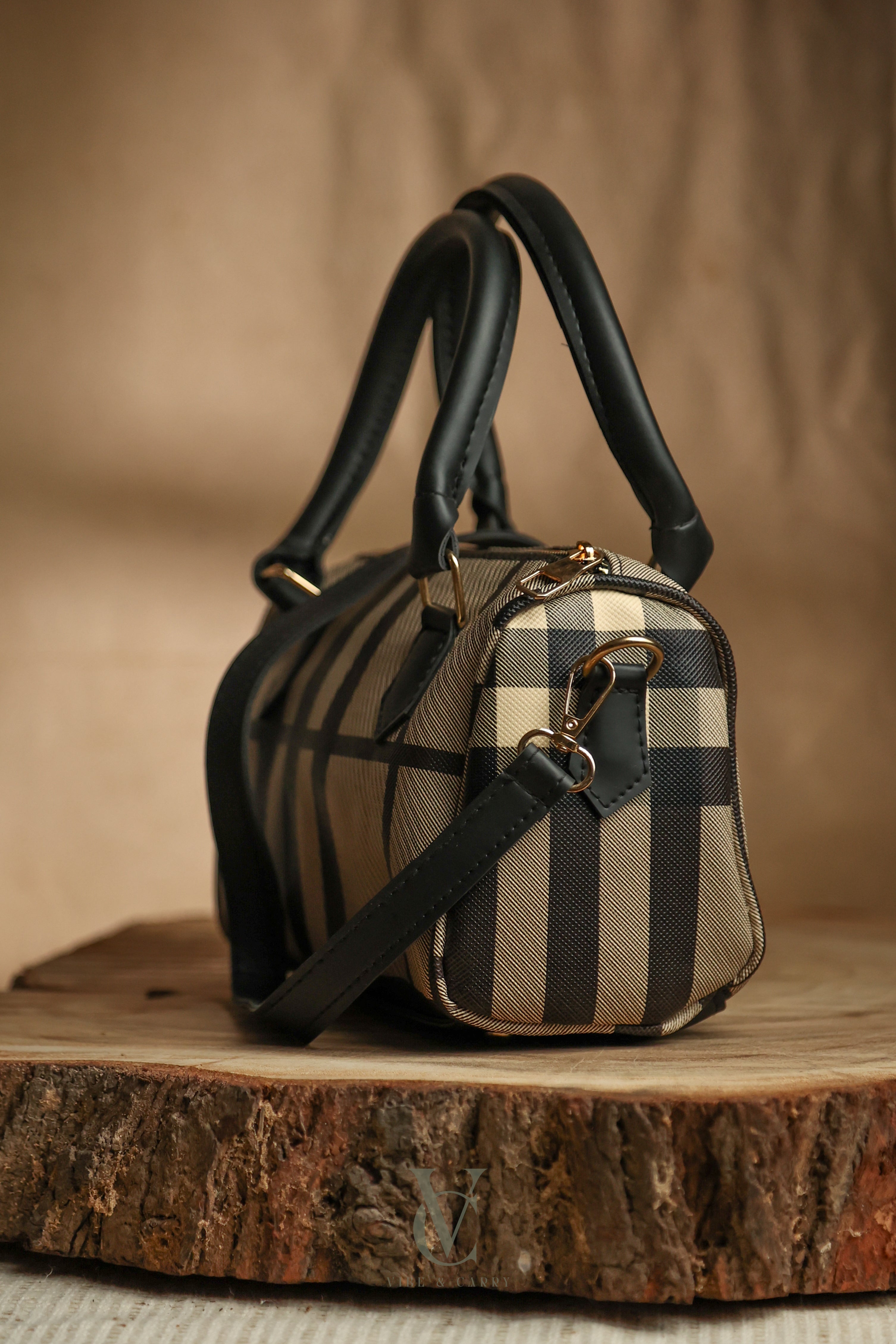 Burberry Monochrome Barrel Bag